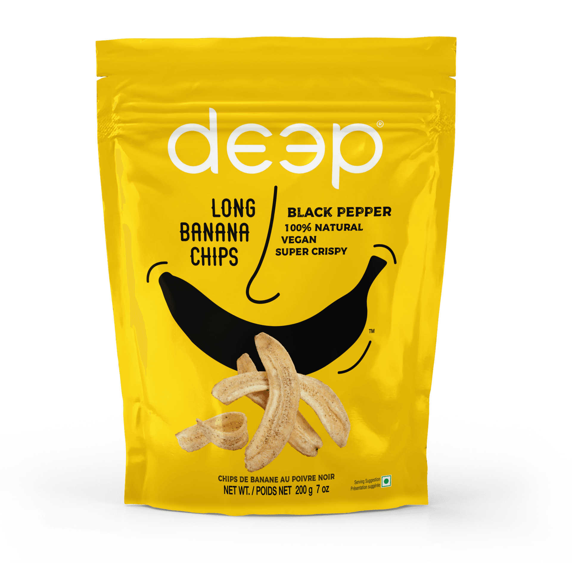 DEEP Banana Chips Long ‐ Black Pepper (200g)