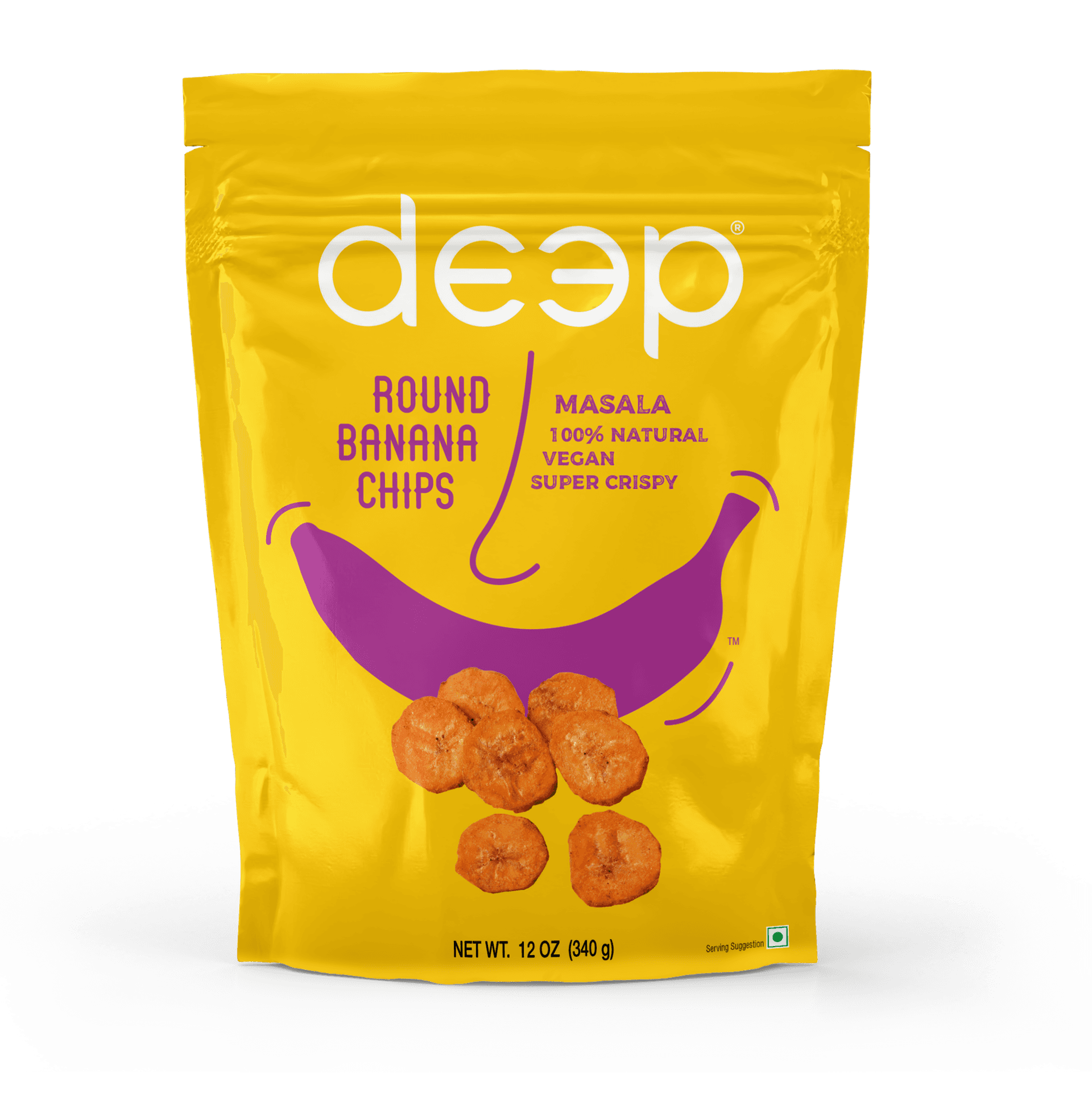 DEEP Banana Chips Round ‐ Masala (340g)