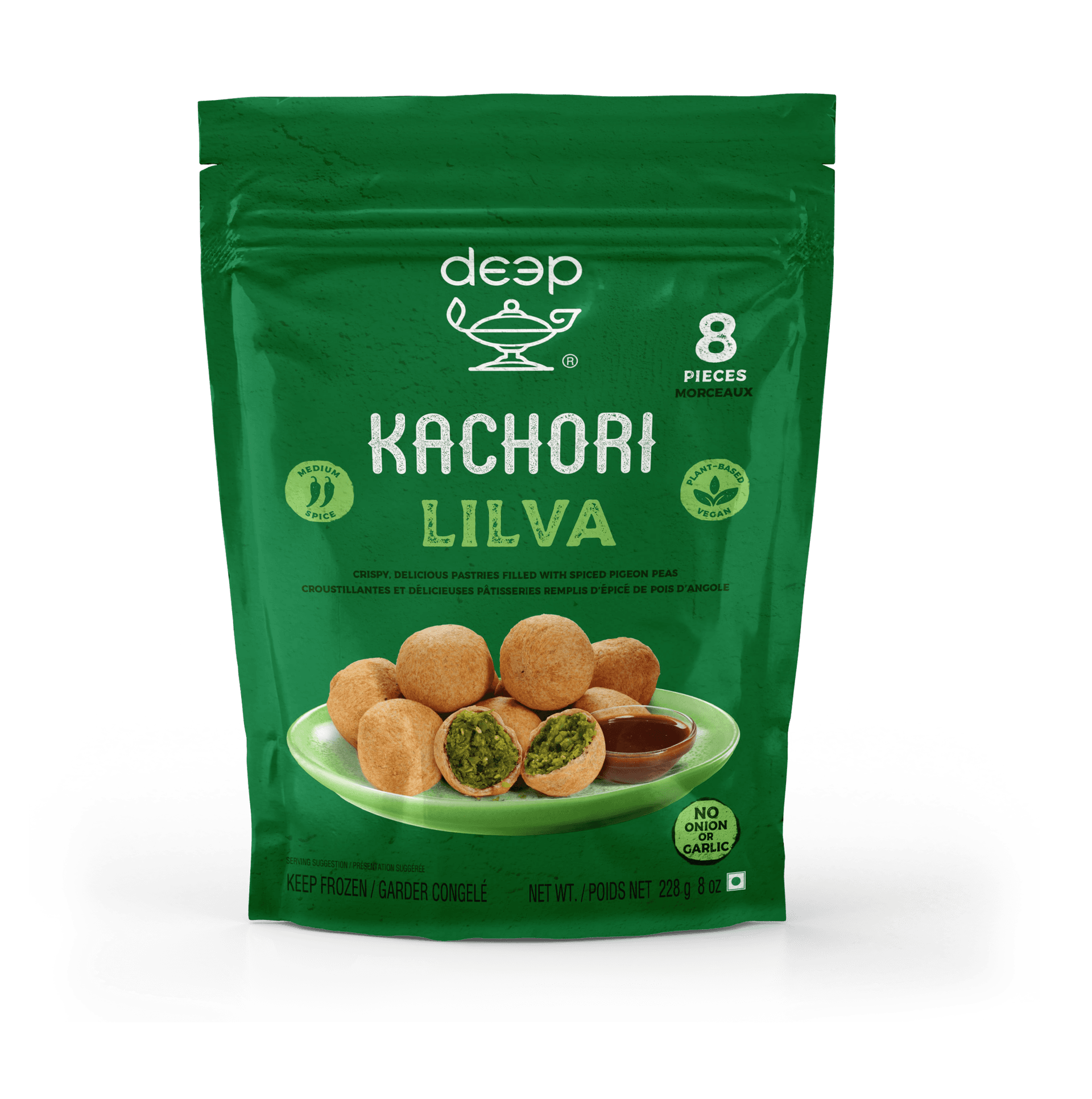 DEEP Lilva Kachori 8 Pieces (230g)