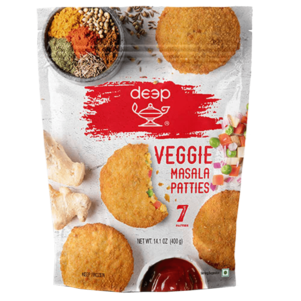 DEEP Veggie Masala Patties (400g)