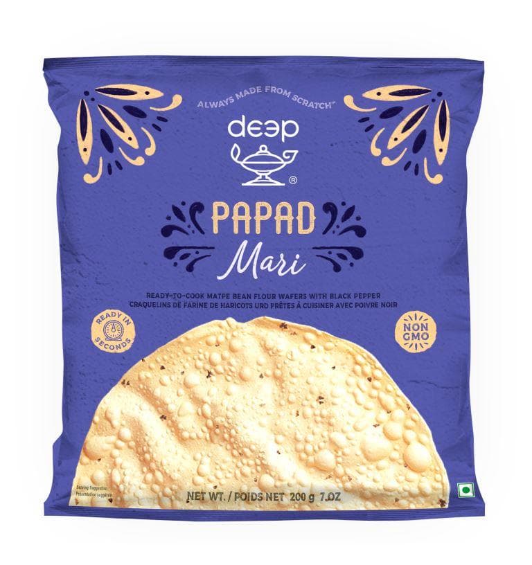 PAPAD UDAD BLACK PEPPER (MARI)