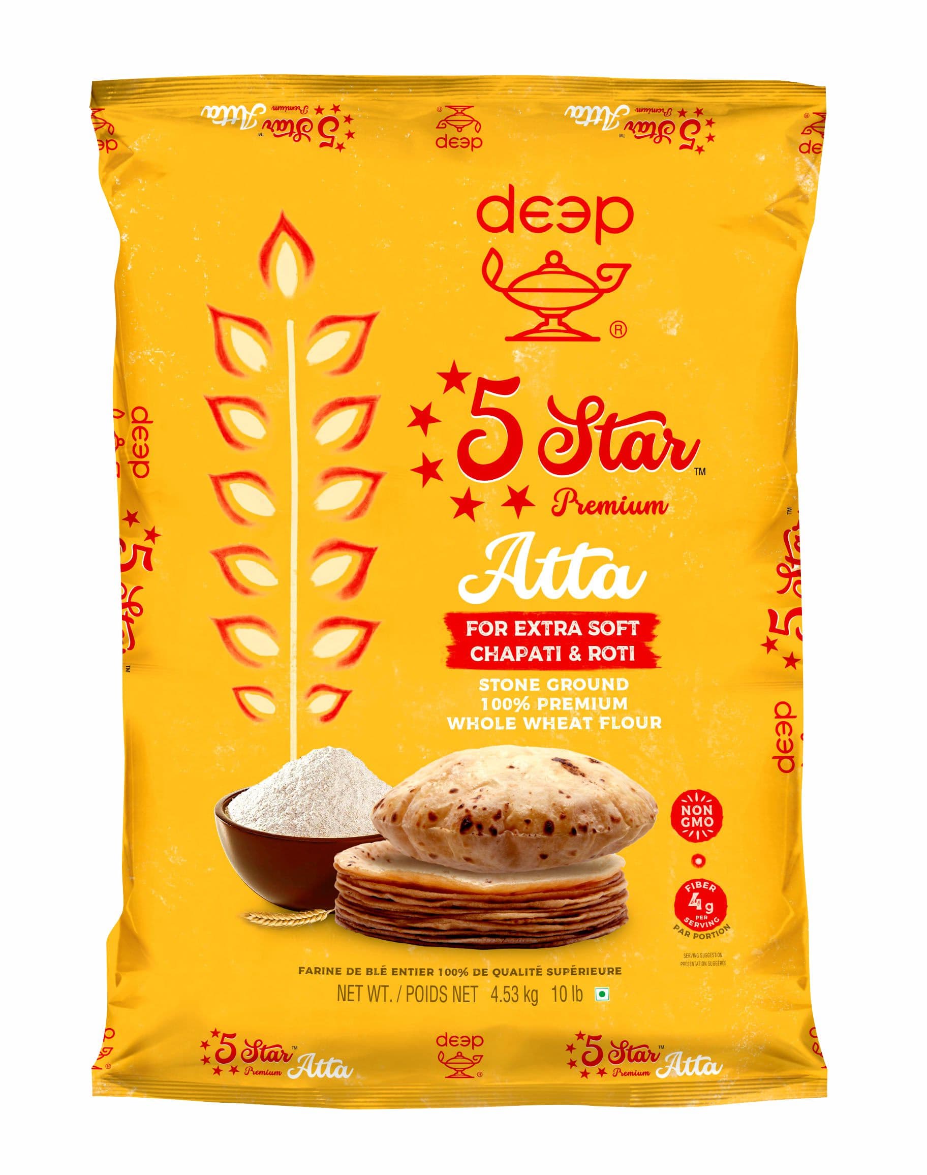 6 STAR PREMIUM ATTA - 10 LBS